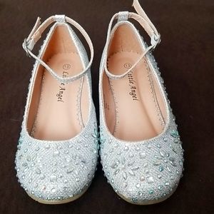 Little Angel silver wedge size 13